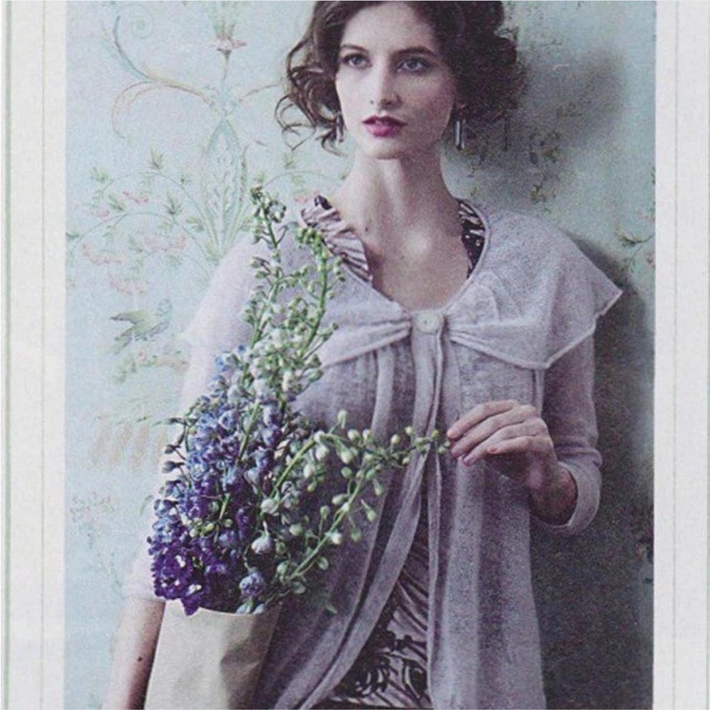 Guinevere Anthropologie Blush Pink Gorgeous Cardigan
